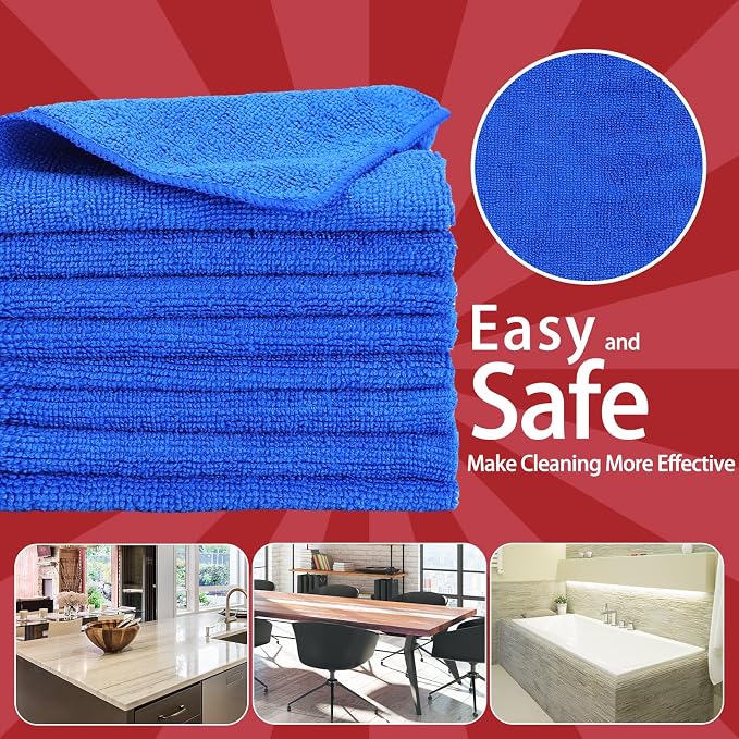 50 Pcs Dry Erase Cloth,6 X 6 Inch,Green/Blue/Yellow/Pink/Orange | Cleaning Rags Reasonable Whiteboard Cloth Kitchen Towels Microfiber Towels Cars Wash