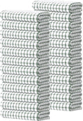 Kitinjoy Cotton 24 Pack Terry Kitchen Towels, Grass Green | 16 x 25 Inches Super Soft and Absorbent Dish Towels, Quick Drying hand towels for kitchen Drying