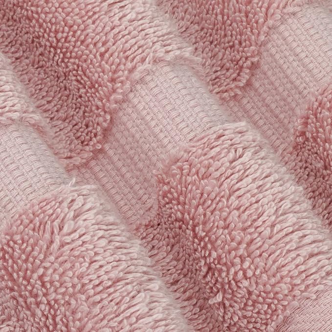 Chakir Turkish Linens 100% Cotton Premium Turkish Towels for Bathroom | 30'' x 60'' Large Bath Towels (4 Piece, Pink) | 100% cotton bath towels, 2-pack 30x60 extra large, OEKO-TEX certified, soft plush and absorbent