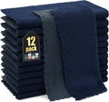 Homaxy 12 Pack Super Soft Dish Cloths, 10" x 10", Dark Grey & Navy Blue | Coral Velvet, Nonstick Oil Fast Drying Microfiber Cleaning Cloth, No Lint Household Dishcloths