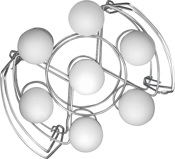 Instant Pot Official Stainless Steel Wire Egg Racks, Set of 2 – Ideal for 6-Quart & 8-Quart Cookers, Ideal for Hard or Soft-Boiled Eggs, Multi-Use Tray for Cooling, Decorating, and Serving | Stackable Egg Holder for 6 & 8 Qt Pressure Cookers, Each Rack...