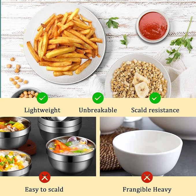 Premium Wheat Straw Dinnerware Set for 4 Unbreakable Plates Bowls and Cups Set 16 PCS Dishwasher & Microwave Safe Dishes Set for RV,Camping,Kitchen Essentials-White