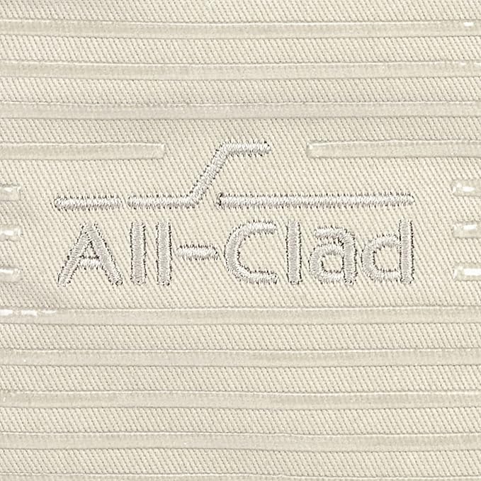 All-Clad Premium Pot Holder & Hot Pad: Heat Resistant to 500 Degrees - 100% Cotton, 10"x6.25" Hot Pad for Kitchen and Barbeque, (1-Pack), Almond
