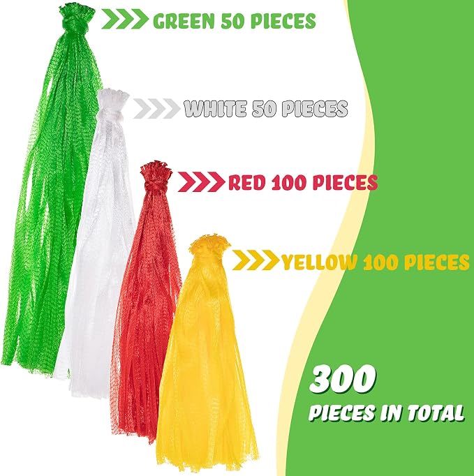 Shappy Reusable Mesh Netting, Onion Reusable Mesh Net Produce Grocery Toys Fruits Vegetables Storage Bags, Seafood Bag