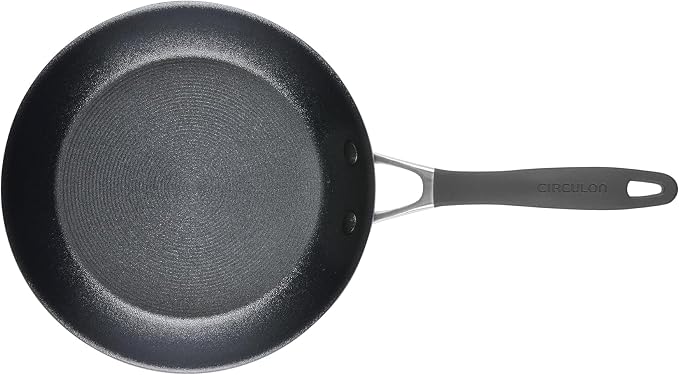 Circulon A1 Series with ScratchDefense Nonstick Induction 8.5-Inch and 10-Inch Frying Pan Set, Induction Cookware, 2-Piece, Graphite