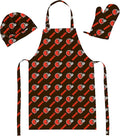 Northwest NFL unisex-adult 3-piece Apron, Oven Mitt and Chef Hat Set