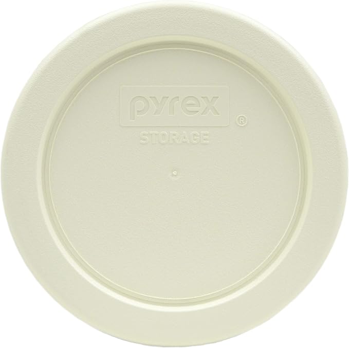 Pyrex 7202 1-Cup Bowls & 7202-PC Sour Cream Lids (4-Pack) - Made in USA | 7202-PC | Nonporous Surface | BPA-Free Covers | Stain-Resistant | Nestable Profile | Top-Rack Dishwasher-Safe
