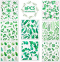 Lucomb Sedish Dishcloth (8 Pack-Green Plants)