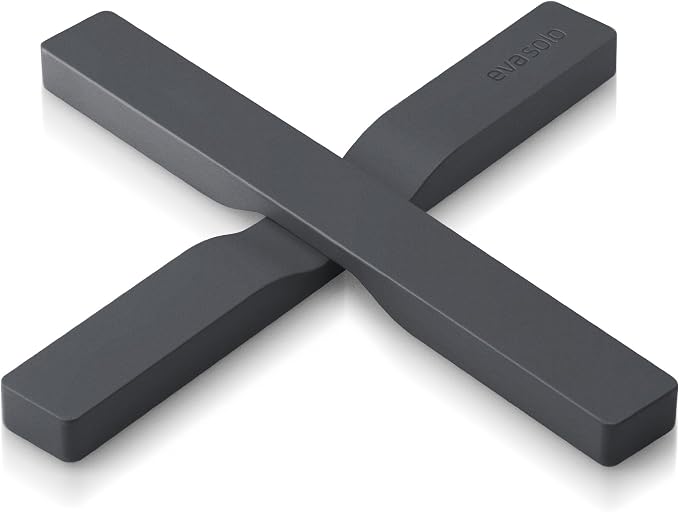 EVA SOLO | 2 Magnetic Trivets | Silicone-Coated Nylon with Built-in Magnets | Dishwasher-Safe | Placed Either Crossways or Divided in 2 | Danish Design, Functionality & Quality | (Stone)