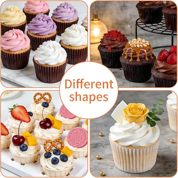 Hendiy 12pcs Large Piping Tips Set | Seamless Stainless Steel, Frosting Icing Tips, Includes Reusable Piping Bag and Coupler