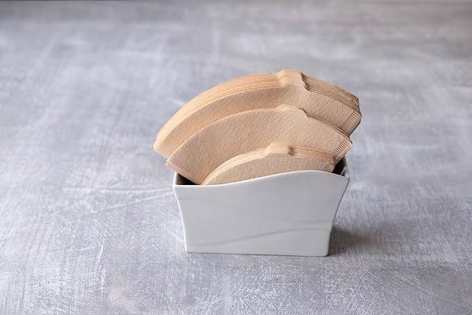 Hario V60 Paper Coffee Filter, Size 01, Natural, 100ct Box