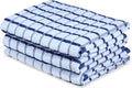 Urban Villa Kitchen Towels Cotton Dish Towels 20”x30” (Set of 3) Black Wht