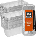100 Pack Grease Cup Liners Compatible with Blackstone Griddle 5017 - Griddle Accessories, Disposable Grill Grease Tray, Aluminum Foil Drip Pan Grease Catcher Cup Liner for 17, 22, 28, 36 Inch