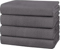 HOMEXCEL 4PK Bath Towel Set, 30x60 in, Absorbent Large Towels for Bathroom | Ultra Soft, Lightweight, Quick Dry Towels for Pool, Beach, Swim, Yoga, SPA, Grey