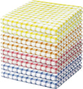 Nialnant 8 Pcs Dish Rags for Washing Dishes | 100% Cotton Kitchen Towels Soft Absorbent Quick Drying Dish Cloths for Kitchen, Cleaning rags - 11 x 11In
