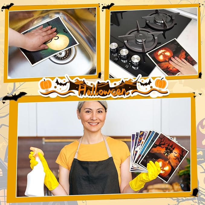 Lucomb Sedish Dishcloth (8 Pack-Halloween Days)