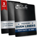 Cooks Innovations Non-Stick Oven Liner 3 Pack BPA-Free Heat Resistant Mat | Convection, Electric, Gas & Microwave Ovens | PFOA Free | Baking Mat