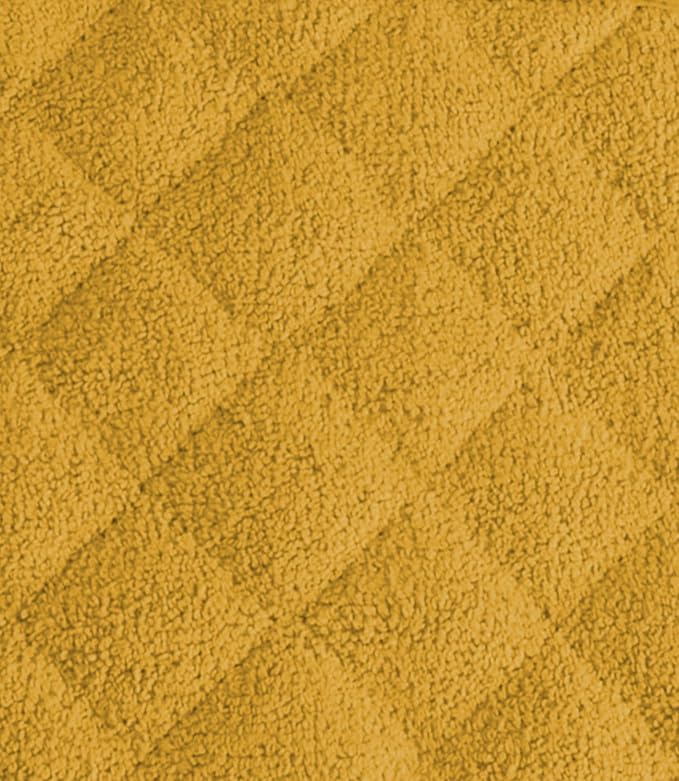 DII Basic Terry Collection Quilted 100% Cotton, Potholder, Mustard, 3 Piece