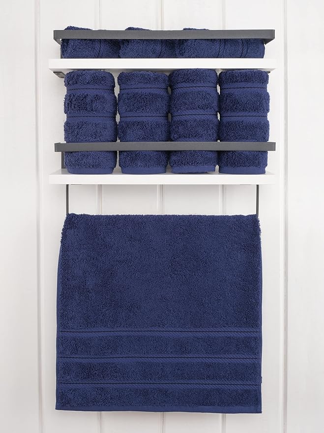 American Soft Linen 100% Cotton Luxury Turkish Towels, 4 PC Hand Towel Set | Soft Absorbent Quick Dry OEKO Tex Standard 100 Certificated Durable Machine Washable Premium Hotel Quality