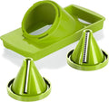 Genius Nicer Smart 3 Pieces Cutter Decorative Spirals Juliennes Julietti Vegetable Spaghetti, Kiwi