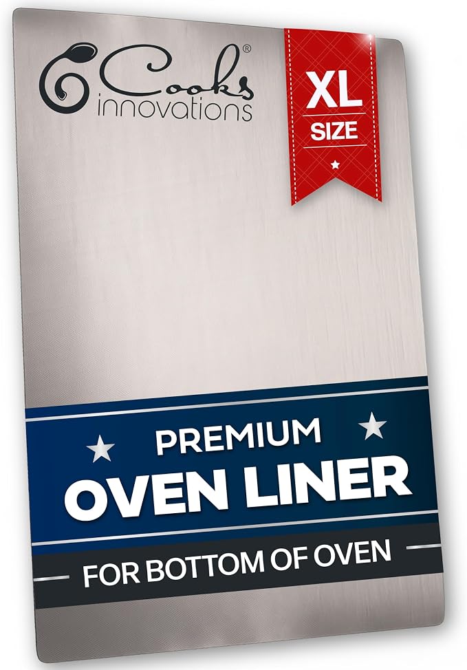 Cooks Innovations Non-Stick Oven Liner 1 Pack BPA-Free Heat Resistant Mat | Convection, Electric, Gas & Microwave Ovens | PFOA Free | Baking Mat