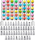 Cake Decorating Tips and Icing Piping Tips Coupler With 48pcs Piping Tips Instructions