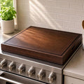 Wood Stove Top Cover for Gas Stove Top - Noodle Board Stovetop Cover for Gas Stove | Wooden Stove Cover Cutting Board with Handles | Butcher Block Stove Top Covers for Electric and Gas Burners