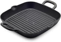 GreenPan x Bobby Flay 11" Pre-Seasoned Cast Iron Square Grill Pan | Natural Nonstick with Use, Heavy Duty, Induction & All Stovetop Compatible, High Heat & Oven Safe, Indoor/Outdoor