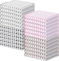 Kitinjoy Cotton 24 Pack Terry Kitchen Dish Cloths, Mix Color | 12 x 12 Inches Super Soft and Absorbent Dish Rags, Quick Drying Dish towels for Washing Dishes