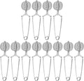 Tea Strainers for Loose Tea, 12 Pack Tea Infuser with Handle Fine Mesh Tea Ball Filter Tea Diffusers Steeper for Loose Leaf Tea, Spices, Seasonings