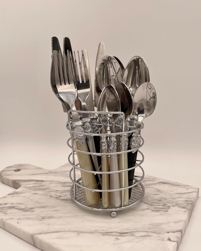 Gypsy Color Glam Mix & Match Stainless Steel Flatware Collection, Set of 16