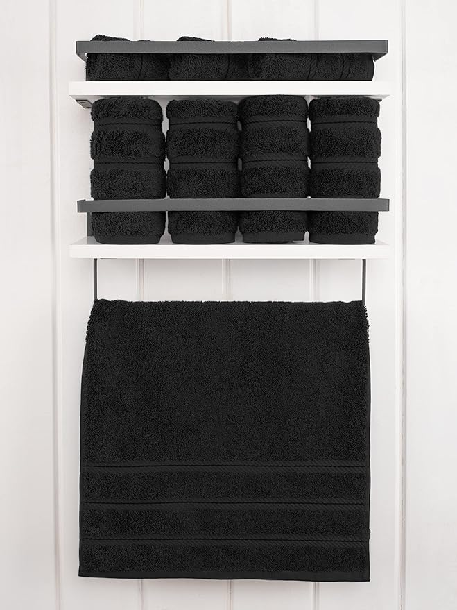 American Soft Linen 100% Cotton Luxury Turkish Towels, 4 PC Hand Towel Set | Soft Absorbent Quick Dry OEKO Tex Standard 100 Certificated Durable Machine Washable Premium Hotel Quality