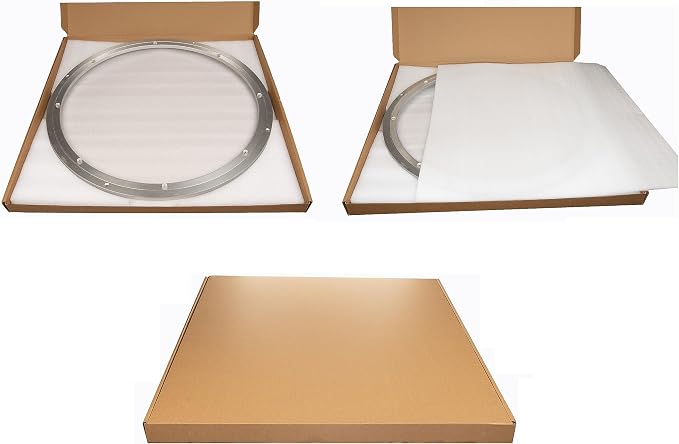 Aluminum Heavy Duty Lazy Susan Rotating Turntable Bearing Swivel Plate Hardware for Dining-Table (24 inch (16mm))