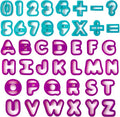 42 Pcs Letter And Number Cookie Cutters,with Dough Alphabet,Numbers,Mathematical Symbols,Fondant Letter Cutters for Birthday, Christmas, New Year and Holiday Party Decorations (42Pcs)