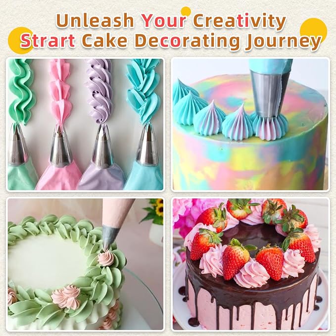16 Inch Piping Bags Disposable, 50 Pcs Large Pastry Bags | Icing Bags, Cake Decorating Bags, Decorating Bags Large Piping Bags, Frosting Bags