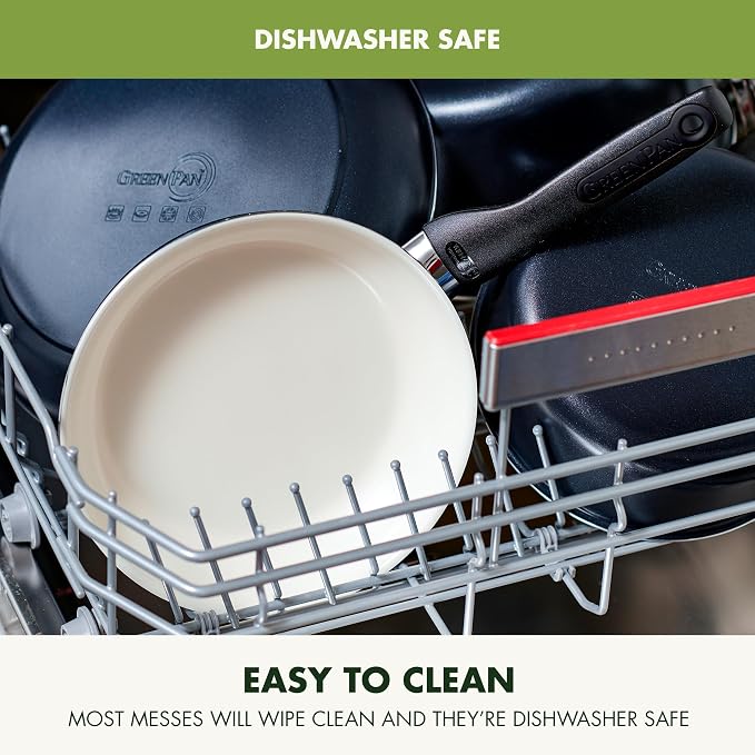 GreenPan Rio 11" Square Griddle Pan, Ceramic Nonstick Cookware, PFOA and PFAS-Free, Stay-Cool Bakelite Handle, Black