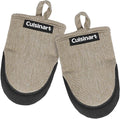 Cuisinart Mini Oven Mitts, 2-Pack, Neoprene Grip, Heat Resistant 350F | Cotton-lined, non-slip neoprene palm, ambidextrous design, ideal for smaller hands and everyday cooking