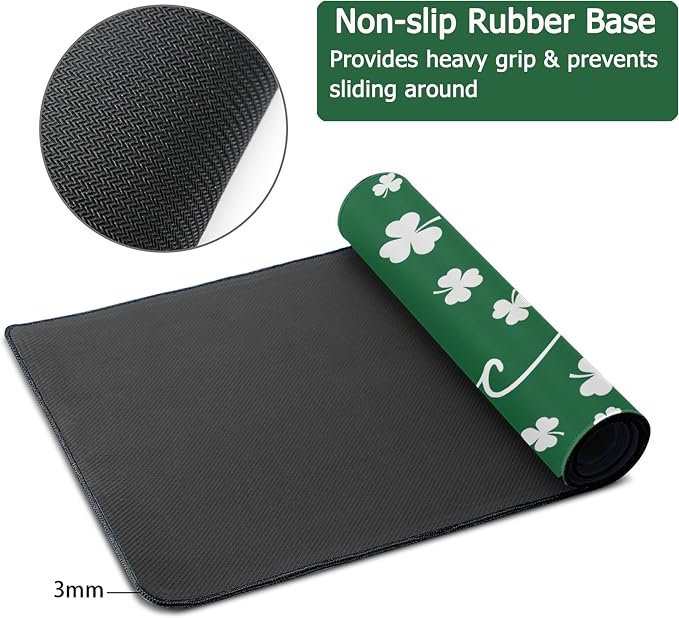 St. Patrick's Day Stove Top Cover 29''×21'' for Electric Stove - Stove Mat for Glass Top Glass Cooktop Protector For Kitchen Multifunctional Oven Covers for Electric Stove