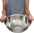 8 Quart Large Stainless Steel Mixing Bowls Set, 3-Pack, Nesting Bowls | Extra Large Commercial Grade Metal Bowls for Meal Prep, Baking, Serving, Food Storage. Rustproof & Dishwasher Safe