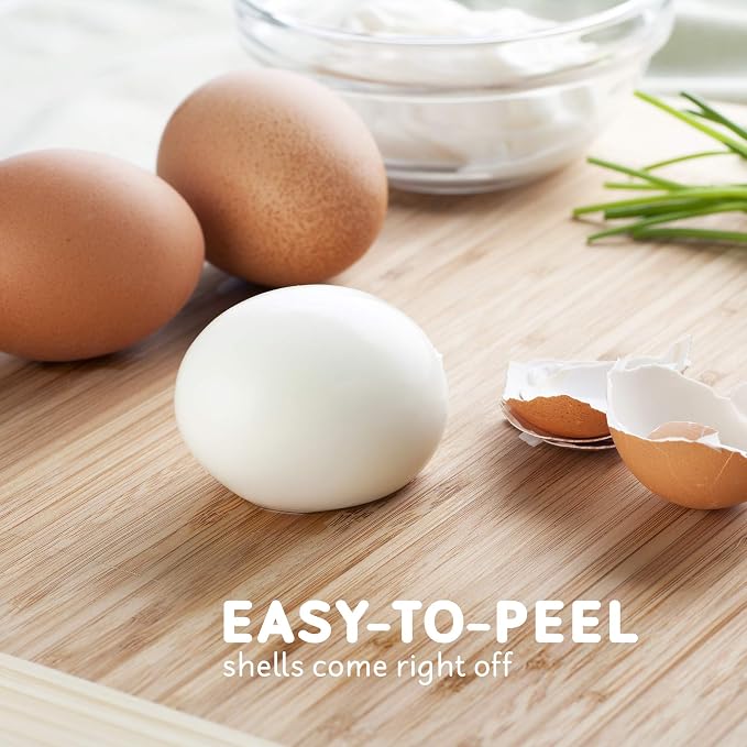 Elite Gourmet EGC700P Rapid Egg Cooker, 7-Egg, BPA-Free, Eggplant