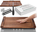 Electric & Gas Stove Top Cover Noodle Board – Large Pine Stovetop Cover & Decorative Tray with Handles – Multi-Functional Kitchen Cutting Board & Modern Home Accessories 30.3"x21.7" (1 Pc)