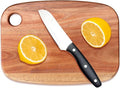 Small Acacia Wood Cutting Boards for Kitchen with Hanging | Medium Wooden Cutting Board for Vegetables, Fruit, Bread, Meat, Cheese, Charcuterie - BPA Free, 10" x 8"