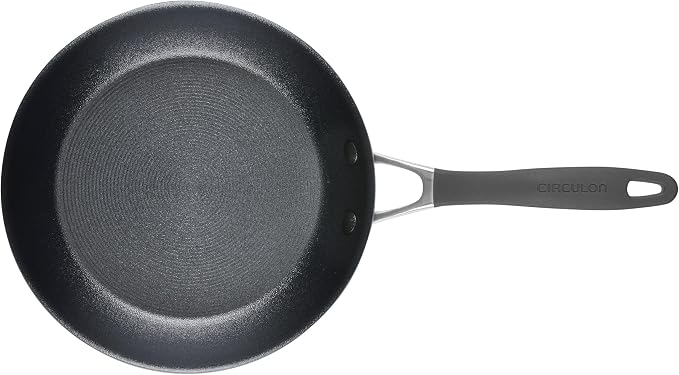 Circulon A1 Series with ScratchDefense Nonstick Induction 8.5-Inch and 10-Inch Frying Pan Set, Induction Cookware, 2-Piece, Graphite