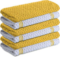 Infinitee Xclusives Kitchen Towels - 6 Pack - Cotton Dish Towel |15" x 25"| | 100% Cotton, Highly Absorbent Tea Towels - Lint Free, Soft, Durable & Quick Dry, Ideal for Drying Dishes & Kitchen Cleaning