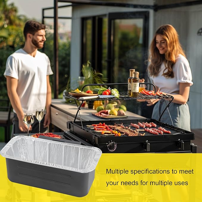 Drip Tray for Blackstone Griddles - Heavy Duty Grease Catcher Fits 17, 22, 28, 30 & 36 Inches, Includes Cup & 10 Disposable Liners, Easy Cleanup