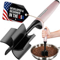 Zulay Kitchen Ground Beef Chopper Tool – 5-Blade Nylon Meat Chopper for Ground Beef, Non-Toxic Food Safe Meat Masher & Breaker, Heat Resistant to 180°C, Dishwasher Safe – Light Pink