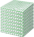 Nialnant 8 Pcs Kitchen Dish Rags,100% Cotton Kitchen Towels | Soft Absorbent Quick Drying Dish Cloths for Washing Dishes,Cleaning rags - 11 x 11In Green