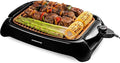 OVENTE Electric Indoor Grill, 13x10 Inch Non-Stick Plate, Copper GD1632NLCO | 1000W Fast Heat Up Power, Adjustable Temperature, Removable and Dishwasher Safe Grilling Plate and Drip Tray
