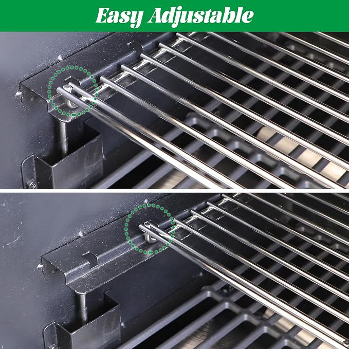 Warming Rack for Pit Boss, Upper Cooking Grate for Pit Boss Austin XL Parts Pitboss 1000 Series Holding Top Rack Pro Sportsman Traditions Wood Pellet Smoker Grill Replacement 32421 PB1000XL-018-R00