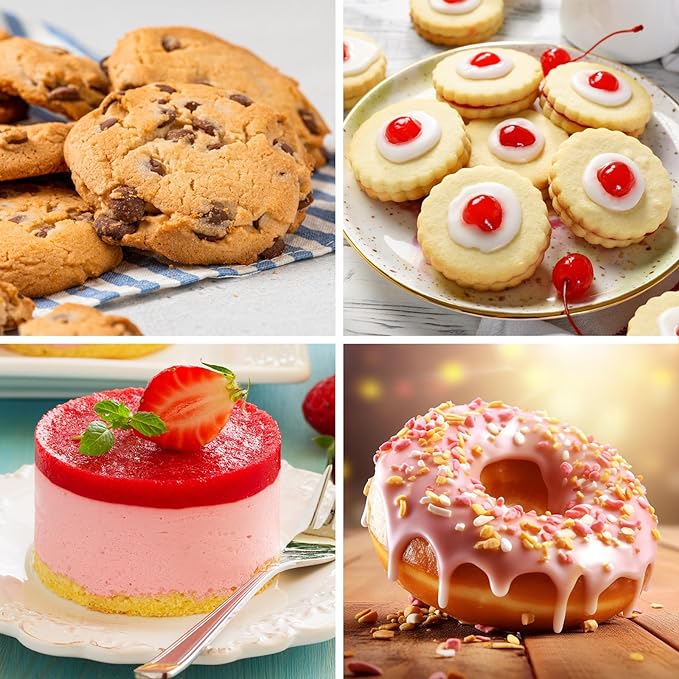 ALLTOP 5 Pcs Round Biscuit Cutter-Stainless Steel Baking Essential Tool for Effortless Circle Cookie Shaping,Pastry,Cake Decoration&Fondant Creation–Precise Cut Utensil for Dumpling,Scone, Donut